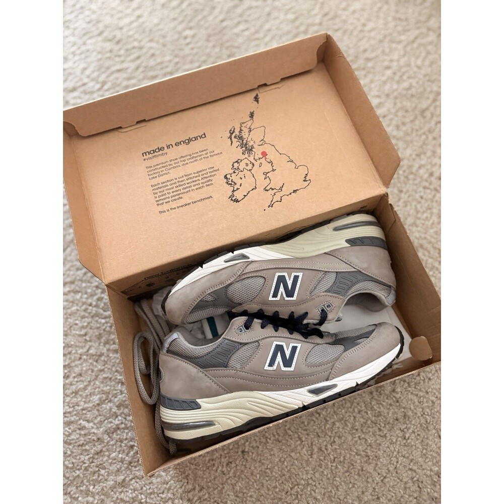 New Balance 991 Made in England 20th Anniversary Men’s Size 10 Gray/Navy